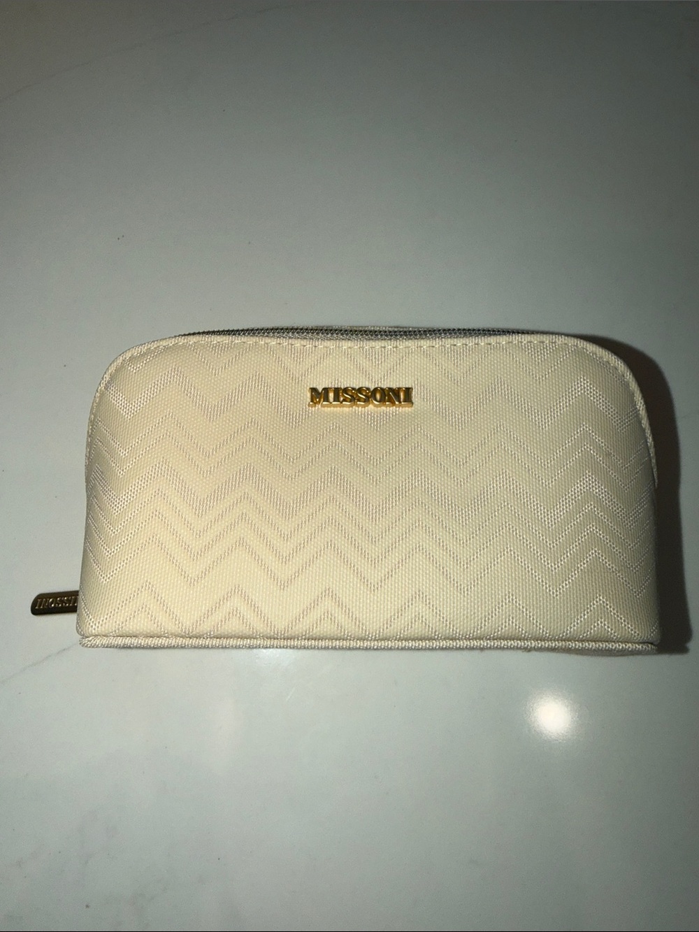 Missoni Cream Toiletry Bag